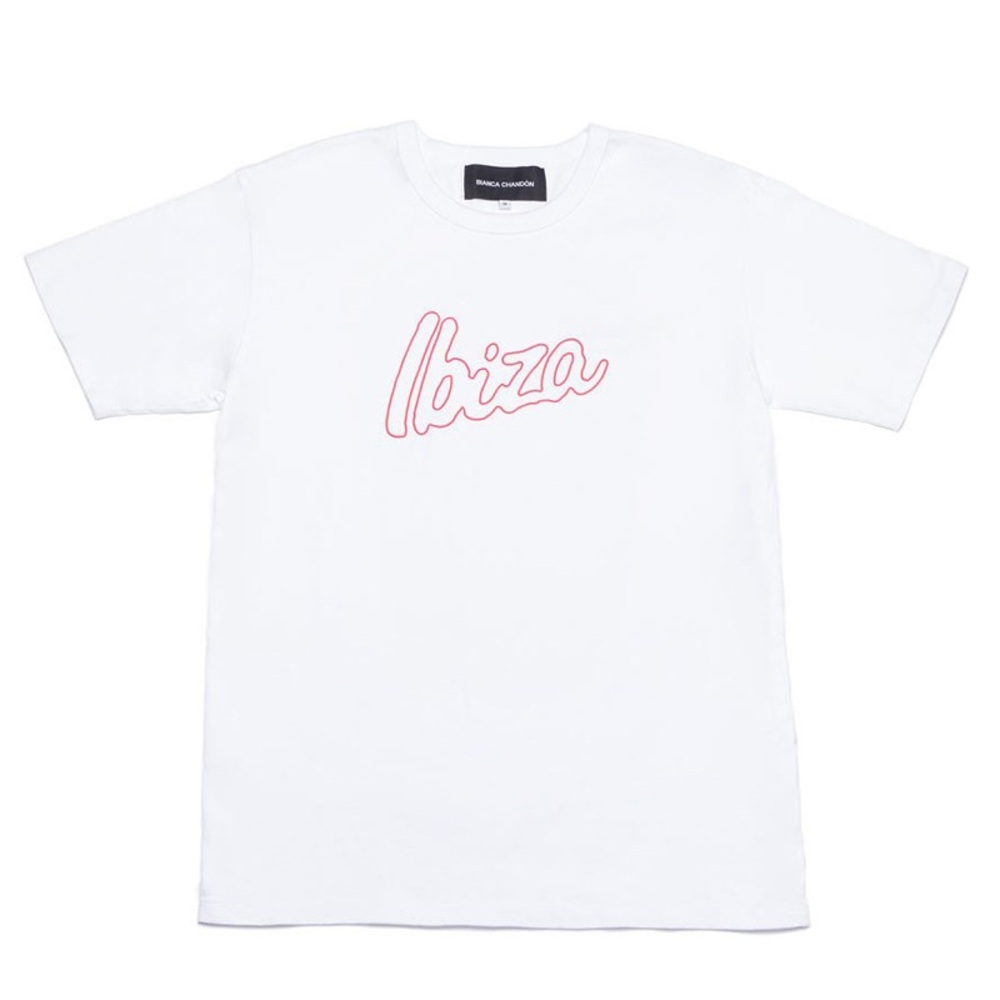 Bianca Chandon Ibiza White T-Shirt - Size Small